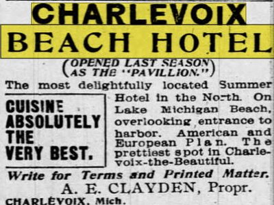 Beach Hotel - June 1900 Ad